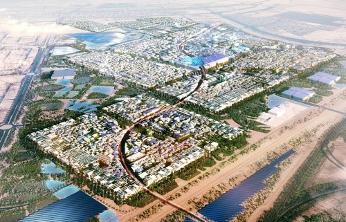 図1●UAE（アラブ首長国連邦）のアブダビ首長国が建設を進める「マスダールシティ」