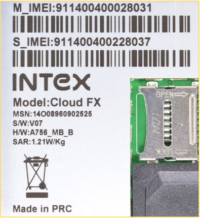 Intex Cloud FXの外観