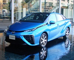 トヨタ自動車の燃料電池車「MIRAI」